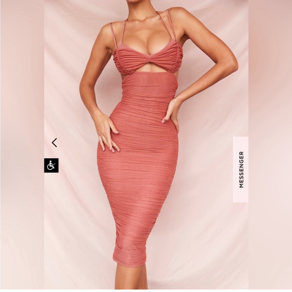 House of CB Tibi dress in rose XS